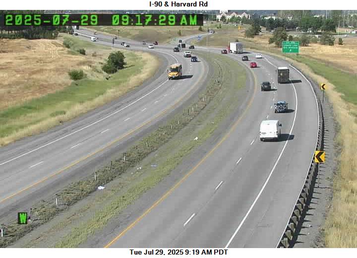 I-90 at MP 296.8: Harvard Rd Traffic Camera