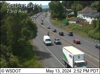 Traffic Cam SR 14 at MP 3.7: 73rd Ave Player