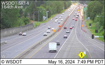 Traffic Cam SR 14 at MP 8.5: 164th Ave Player