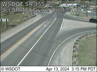 Traffic Cam SR 155 at MP 25.7: SR 174 Grand Coulee Player