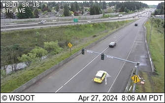 Traffic Cam SR 16 at MP 3.6: Sixth Ave Player