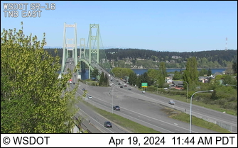 SR 16 at MP 4.7: Tacoma Narrows Bridge, Eastside Traffic Camera