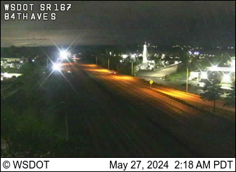 Traffic Cam SR 167 at MP 21.3: 84th Ave S Player