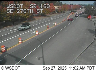 Traffic Cam SR 169 at MP 10.9: SE 276th St Player