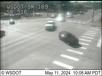 SR 169 at MP 11.4: SR 516 Interchange Traffic Camera