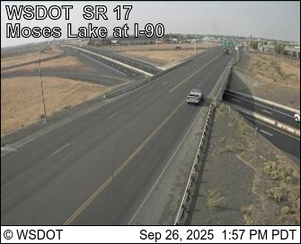 Traffic Cam SR 17 at MP 50.8: Moses Lake at I-90 Player