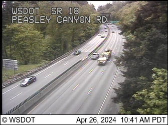 Traffic Cam SR 18 at MP 1.9: Peasley Canyon Rd Player