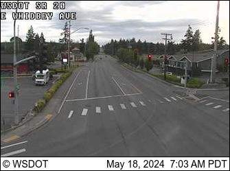 Traffic Cam SR 20 at MP 32.2: E Whidbey Ave Player