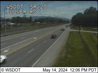 Traffic Cam SR 20 at MP 58.7: Pulver Rd Player