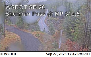 Traffic Cam SR 20 at MP 319.5: Sherman Pass Player