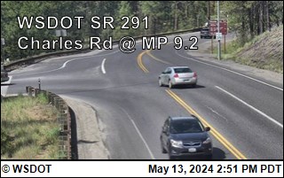 SR 291 at MP 9.2: Charles Road (6) Traffic Camera