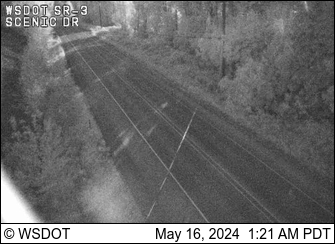 Traffic Cam SR 3 at MP 57.8: Scenic Dr Looking South Player
