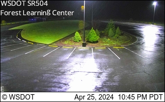 Traffic Cam SR 504 at MP 33: Forest Learning Rest Area Center Player