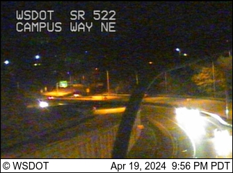 Traffic Cam SR 522 at MP 10.5: S Campus Way Player