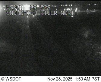 SR 529 at MP 4.1: Snohomish River North Traffic Camera