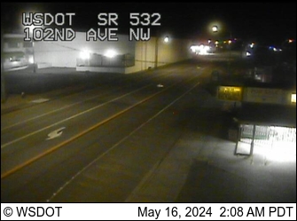 Traffic Cam SR 532 at MP 4: 102nd Ave NW Player