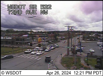 Traffic Cam SR 532 at MP 5.8: 72nd Ave NW Player