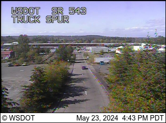 Traffic Cam SR 543 at MP 0.9: Truck Spur Player
