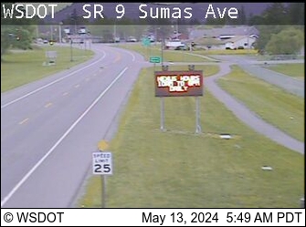 SR 9 at MP 96.8: Sumas Ave Traffic Camera