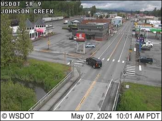 SR 9 at MP 97.8: Johnson Creek Traffic Camera