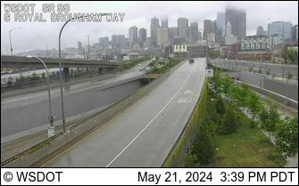 Traffic Cam SR 99 at MP 30.7: S Royal Brougham St Player