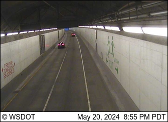 SR 99 at MP 30.8: SB Tunnel, South end Traffic Camera