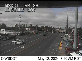 Traffic Cam SR 99 at MP 50.9: Lincoln Wy Player