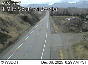 US 97 at MP 335: Border Approach-Oroville - North Traffic Camera