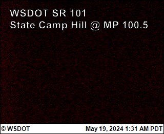 US 101 at MP 100.4: State Camp Hill Traffic Camera