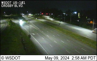 US 101 at MP 366.6: Crosby Blvd Traffic Camera