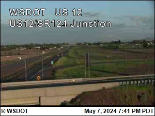 US 12 at MP 295: SR 124 Interchange Traffic Camera
