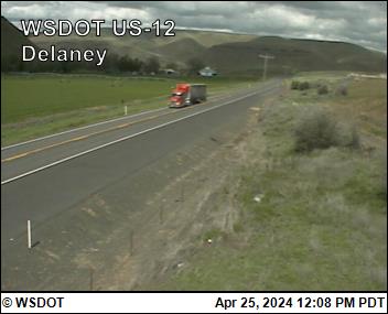 US 12 at MP 381.6: Delaney Traffic Camera