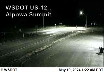 US 12 at MP 413.3: Alpowa Summit Traffic Camera