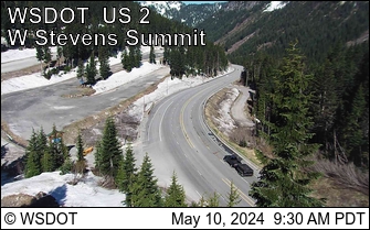 Traffic Cam US 2 at MP 64.3: West Stevens Pass - Ski Lodge Player