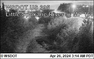 Traffic Cam US 395 at MP 168: Little Spokane River (4) Player