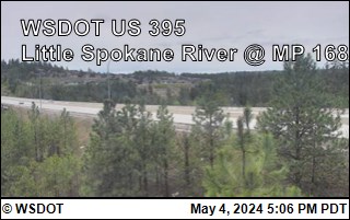 Traffic Cam US 395 at MP 168: Little Spokane River (8) Player