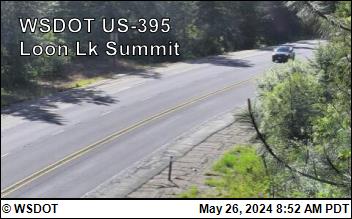 Traffic Cam US 395 at MP 188.1: Loon Lake Summit (2) Player