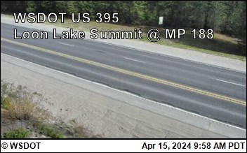 Traffic Cam US 395 at MP 188.1: Loon Lake Summit (5) Player