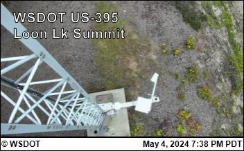 US 395 at MP 188.1: Loon Lake Summit (7) Traffic Camera
