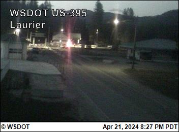 Traffic Cam US 395 at MP 270.1: Laurier (5) Player