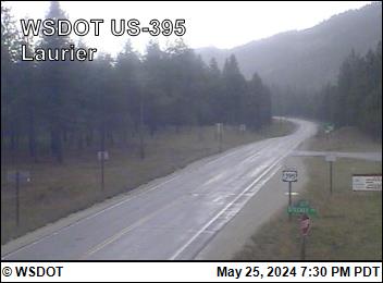Traffic Cam US 395 at MP 270.1: Laurier (3) Player