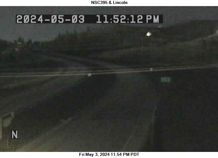 Traffic Cam US 395 NSC at MP 162.5: NSC 395 & Lincoln Player