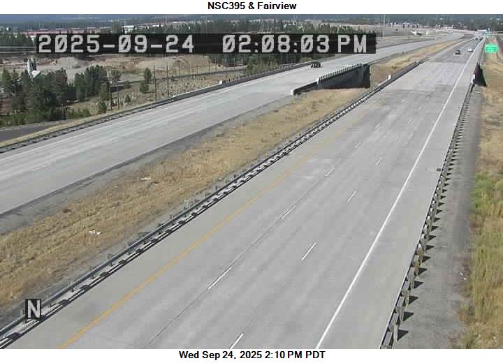 Traffic Cam US 395 NSC at MP 163.4: NSC 395 & Fairview Player