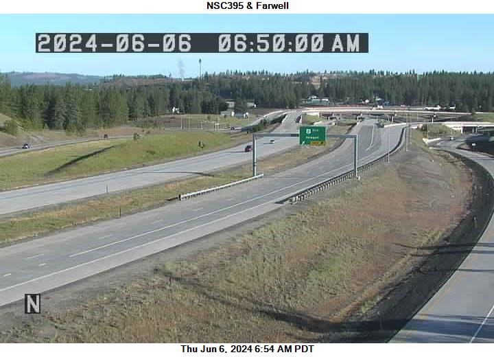 Traffic Cam US 395 NSC at MP 165.2: NSC 395 & Farwell Player