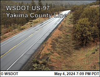 US 97 at MP 34.5: Yakima County Line Traffic Camera