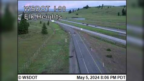 Traffic Cam Cle Elum: I-90 at MP 93.6: Elk Heights Player