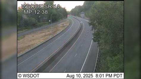 Traffic Cam Camas: SR 14 at MP 12.38 Player