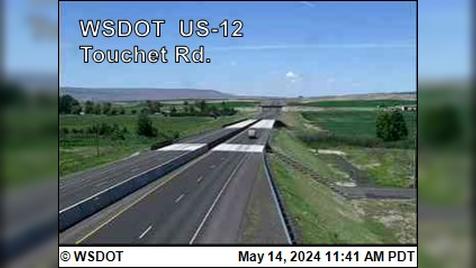 Touchet: US 12 at MP 319.89 - Road Traffic Camera