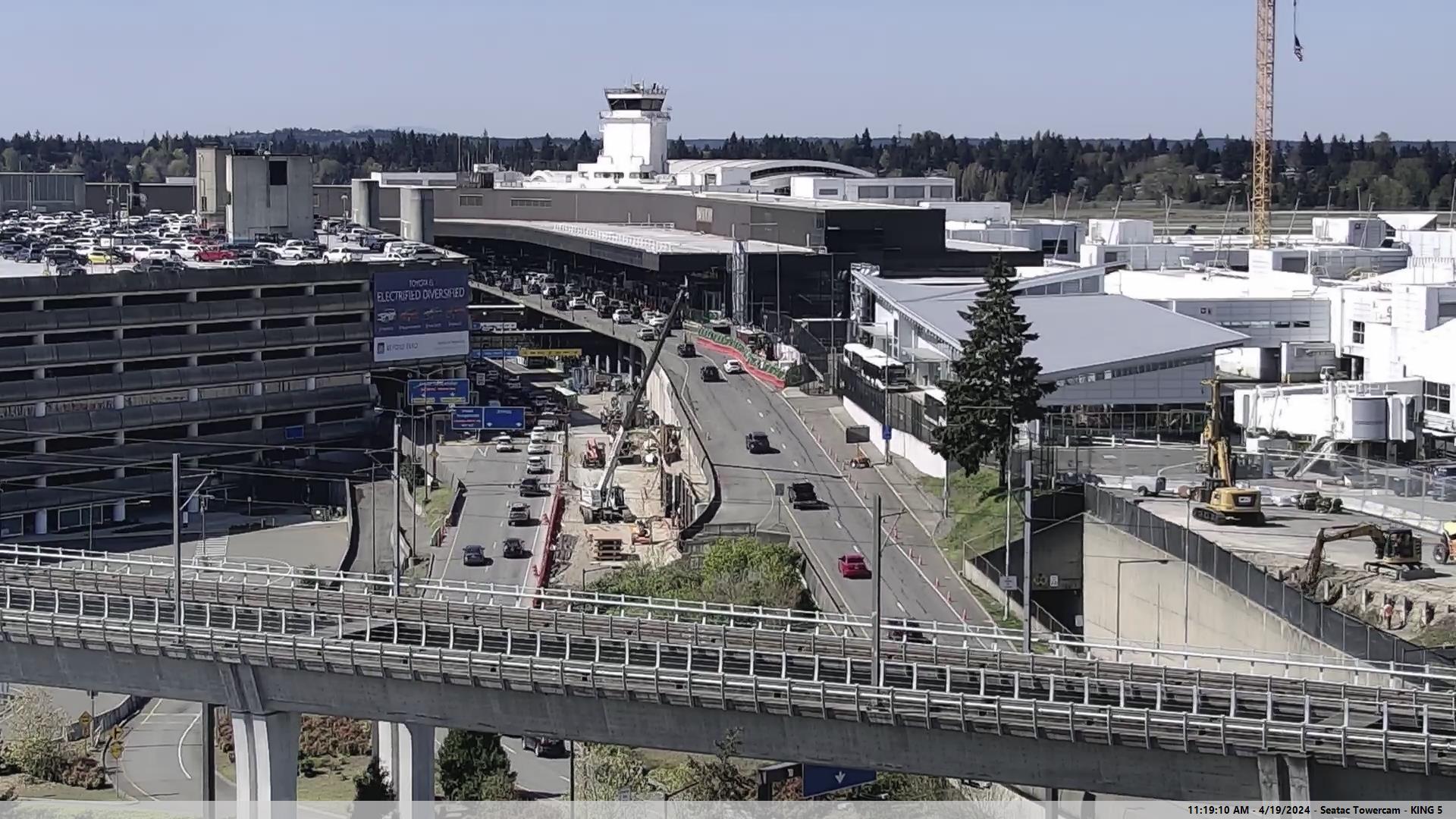 Traffic Cam Seattle: Tacoma International Airport live weather cam in Player