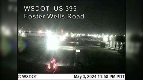 Pasco › South: US 395 at MP 25.0 Foster Wells Traffic Camera